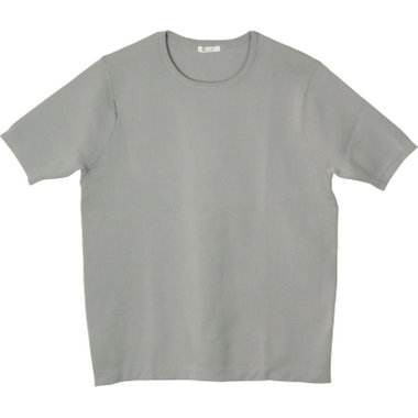 【発送在庫あり】【RBC】【半袖】クルーネックニットTシャツ/グレー/RENU