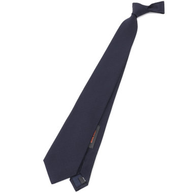 【SILVER LINE】シルクソリッド系ネクタイ 8.5cm幅/ネイビー/JAPAN MADE