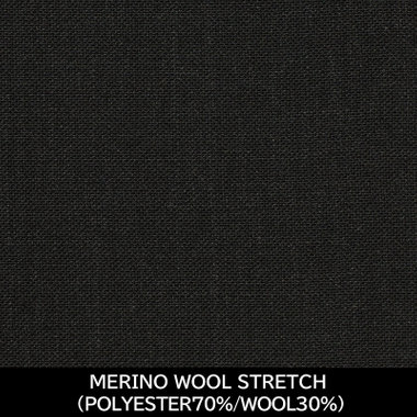 【国内縫製】【MEN'S】【パターンオーダー】【CLASSICO TAPERED W】【春夏】スーツ/グレー/MERINO WOOL STRETCH (POLYESTER70%/WOOL30%)
