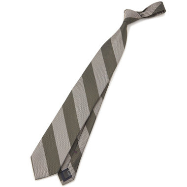 【SILVER LINE】シルクブレンドストライプネクタイ 8.0cm幅/グリーン