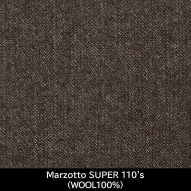 【日本製】【MEN'S】【パターンオーダー】【SLIM TAPERED】【秋冬】スーツ/ブラウン/Marzotto SUPER110’S (WOOL100% )