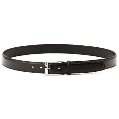 ピンバックルベルト 3.0幅/ブラック(ウエスト94cmまで対応)