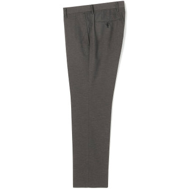 【SLIM TAPERED】【年間】ウォッシャブル0タックテーパードパンツ/グレー/裾上げ済仕様
