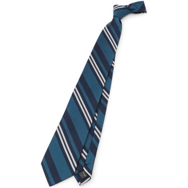 【発送在庫あり】【SL】シルクストライプネクタイ 8.0cm幅/ネイビーブルー×ネイビー×ホワイト