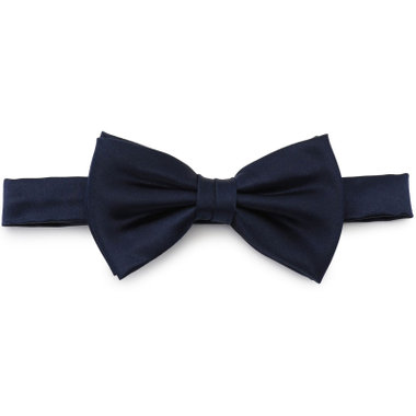  蝶ネクタイ/ネイビー×サテン