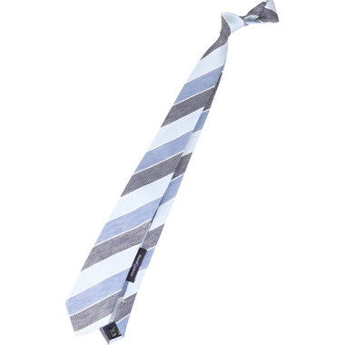 【発送在庫あり】【BL】リネンシルクコットンストライプネクタイ 7.5cm幅/ブルー×ネイビー×サックス/Finest fabrics by COMO ITALY