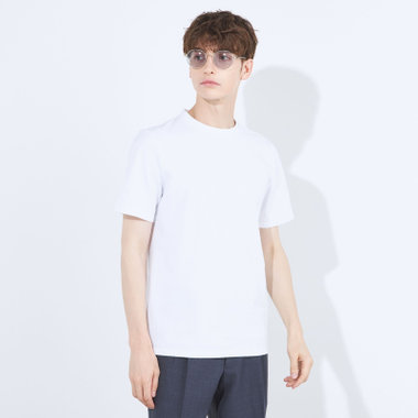 【RBC】【半袖】コットンクルーネックシャツ/ホワイト