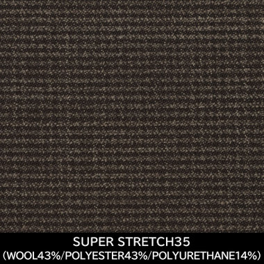 【日本製】【WOMEN'S】【パターンオーダー】【RELAX TAPERED】【秋冬】スーツ/ブラウン×チェック/SUPER STRETCH35 (WOOL43% POLYESTER43%  POLYURETHANE14%)