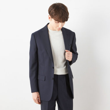 【美品】SUIT SELECT メンズスーツ A4 ネイビー 紺 薄手 春夏 SUIT SELECT 「SUIT SELECT」 スーツ A4 ネイビー メンズ