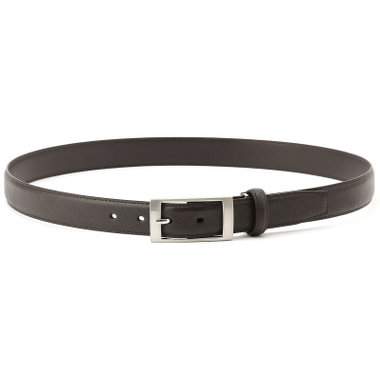 【発送在庫あり】【BL】ピンバックルベルト 3.0幅/ダークブラウン(ウエスト100cmまで対応)