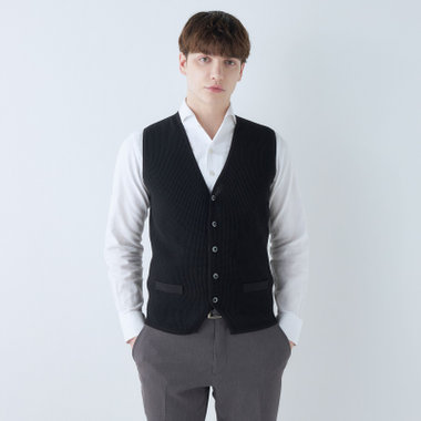 【RBC】【春夏】メッシュジレ/ブラック