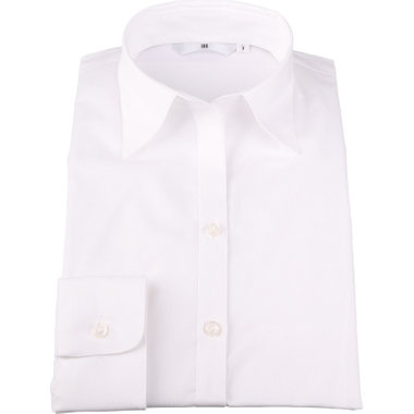 【WEB限定/OUTLET】【SL/長袖】スキッパーブラウス/ホワイト×ソリッド/Cosme Release