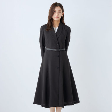 【SL】2WAYワンピース/ブラック/ベルト付き