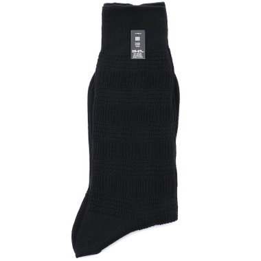 【発送在庫あり】ソックス/ブラック×シャドーチェック