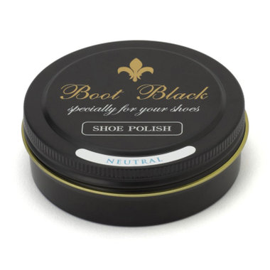 【Boot Black】 ツヤ革靴専用缶入りクリーム＜ニュートラル＞