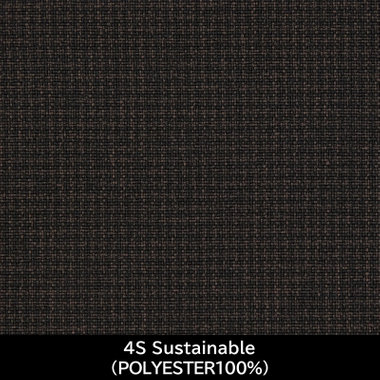 【日本製】【MEN'S】【パターンオーダー】【KSW】【春夏】スーツ/ブラウン×ハウンドトゥース/4S Sustainable (POLYESTER100%)