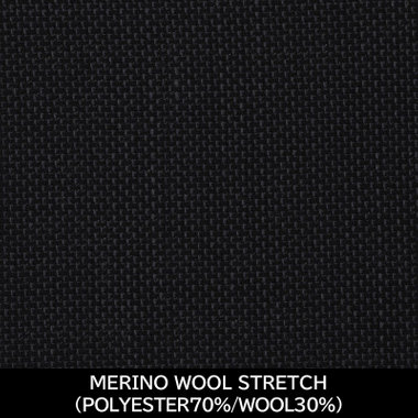 【日本製】【MEN'S】【パターンオーダー】【SKINNY】【秋冬】スーツ/グレー/MERINO WOOL STRETCH (POLYESTER70%/WOOL30%)