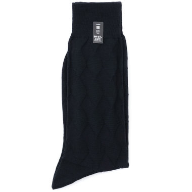 【発送在庫あり】ソックス/ネイビー×シャドーアーガイル/（25cm～27cm）