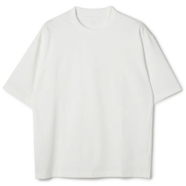 【RBC/五分袖】プレミアムコットンTシャツ /  クルーネック / ホワイト