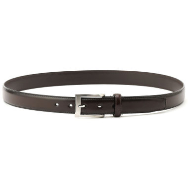 ピンバックルベルト 3.0幅/ダークブラウン(ウエスト95cmまで対応)