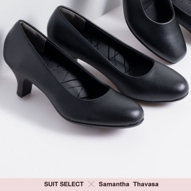 SUIT SELECT×Samantha Thavasa】究極のパンプス/ブラック/5.0㎝ヒール