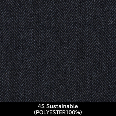 【日本製】【MEN'S】【パターンオーダー】【SKINNY】【秋冬】スーツ/ネイビー/4S Sustainable (POLYESTER100%)