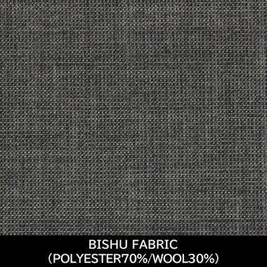 【国内縫製】【MEN'S】【パターンオーダー】【CLASSICO TAPERED W】【春夏】スーツ/グレー/BISHU FABRIC (POLYESTER70% WOOL30%)
