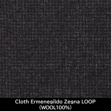 【日本製】【MEN'S】【パターンオーダー】【CLASSICO TAPERED W】【秋冬】スーツ/ブルー/Cloth Ermenegildo Zegna LOOP(WOOL100%)