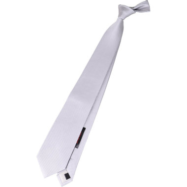 【SILVER LINE】シルクソリッド 慶事対応 ネクタイ 8.0cm幅/シルバーグレー/JAPAN MADE