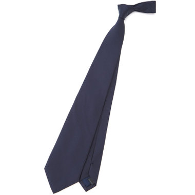 【発送在庫あり】【SILVER LINE】コットンシルクリッド系ネクタイ 8.0cm幅/ネイビー