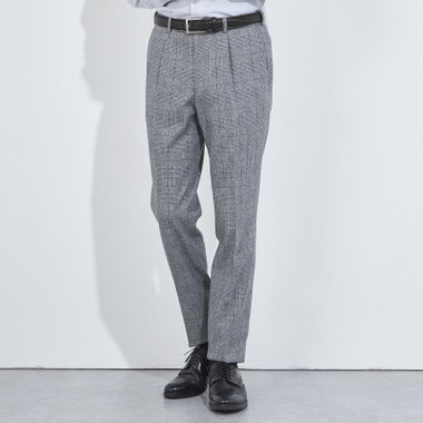 iCB Complete グレー チェック柄 パンツスーツ　42号 zz-M0831FP402_3-1.jpg?1678331348