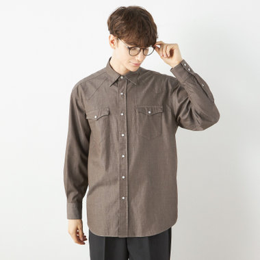 【発送在庫あり】【RBC】シャツ/ブラウン