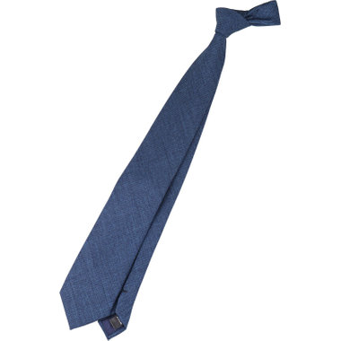 【発送在庫あり】【SILVER LINE】ポリエステルソリッドネクタイ 8.0cm幅/ブルー