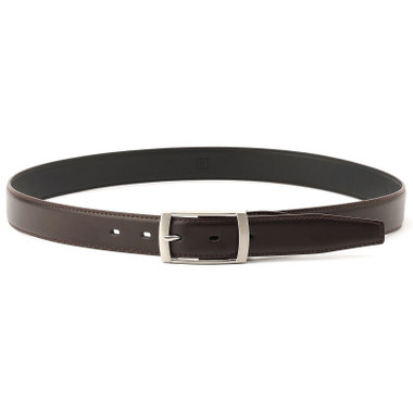ピンバックルベルト 3.0幅/ダークブラウン(ウエスト91cmまで対応)