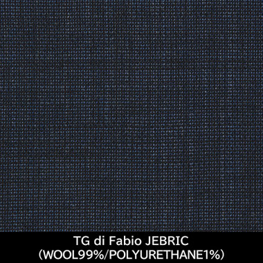 【国内縫製】【MEN'S】【パターンオーダー】【CLASSICO TAPERED S】【春夏】スーツ/ネイビー/TG di Fabio JEBRIC(WOOL99% POLYURETHANE1%)