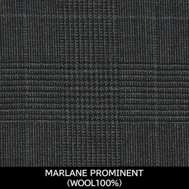 【国内縫製】【MEN'S】【パターンオーダー】【SLIM TAPERED】【春夏】スーツ/グレー×チェック/MARLANE PROMINENT (WOOL100%)
