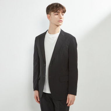 【発送在庫あり】【BLACK LINE】【春夏】2釦シングルジャケット/ブラック