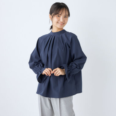 SL/長袖】2WAYタックブラウス/ネイビー(2425112-1_T)|メンズ SL/長袖】2WAYタックブラウス/ネイビー(2425112-1_T)|メンズ