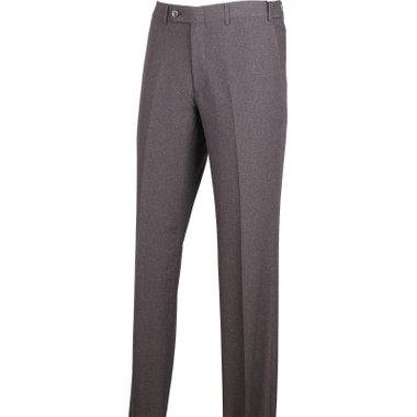 【WEB限定/OUTLET】【SLIM TAPERED】【春夏】4S 0タックテーパードパンツ/グレー×シャンブレー/ウォッシャブル