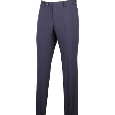 【発送在庫あり】【KSW】【春夏】ポリエステル素材 0タックパンツ/ネイビー×ハウンドトゥース/ウォッシャブル