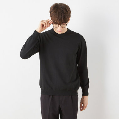 【RBC】BIZ KNIT クルーネック/ブラック