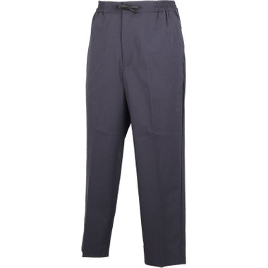 【WEB限定/OUTLET】【RBC】【春夏】ドローコード付きテーパードパンツ/ネイビー/ウエストシャーリング/RIRANCHA/裾上げ済仕様