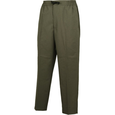 【WEB限定/OUTLET】【RBC】【春夏】ドローコード付きテーパードパンツ/カーキ/ウエストシャーリング/RIRANCHA/裾上げ済仕様