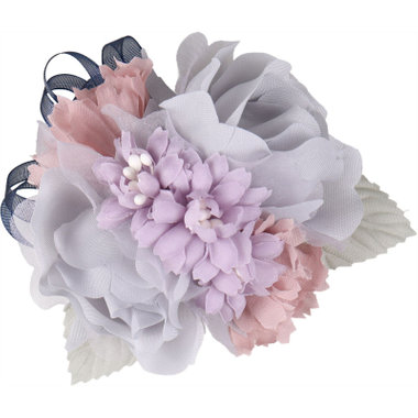 コサージュ/グレー