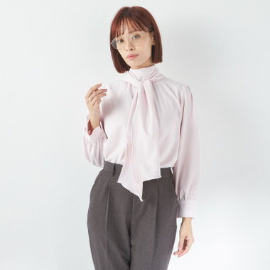 SUIT SELECT×Samantha Thavasa】【長袖】前後2WAYボウタイ