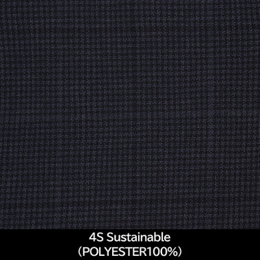 【日本製】【WOMEN'S】【パターンオーダー】【RELAX TAPERED】【春夏】スーツ/ネイビー×チェック/4S Sustainable (POLYESTER100%)