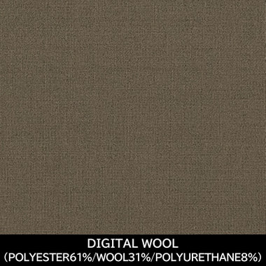 【日本製】【WOMEN'S】【パターンオーダー】【RELAX TAPERED】【春夏】スーツ/グレージュ/DIGITAL WOOL(POLYESTER61%/WOOL31%/POLYURETHANE8%)　