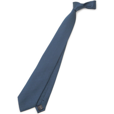 【SILVER LINE】シルクドットネクタイ 8.0cm幅/ネイビー