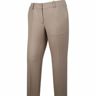 【発送在庫あり】【SL】【秋冬】ウールクロップドパンツ/ライトブラウン×ソリッド/シングル仕上げ