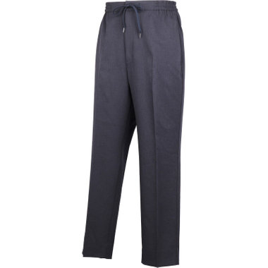 【発送在庫あり】【RBC】【春夏】オーバーサイズパンツ/ネイビー×カルゼ/ウエストシャーリング/ドローコード/裾上げ済仕様